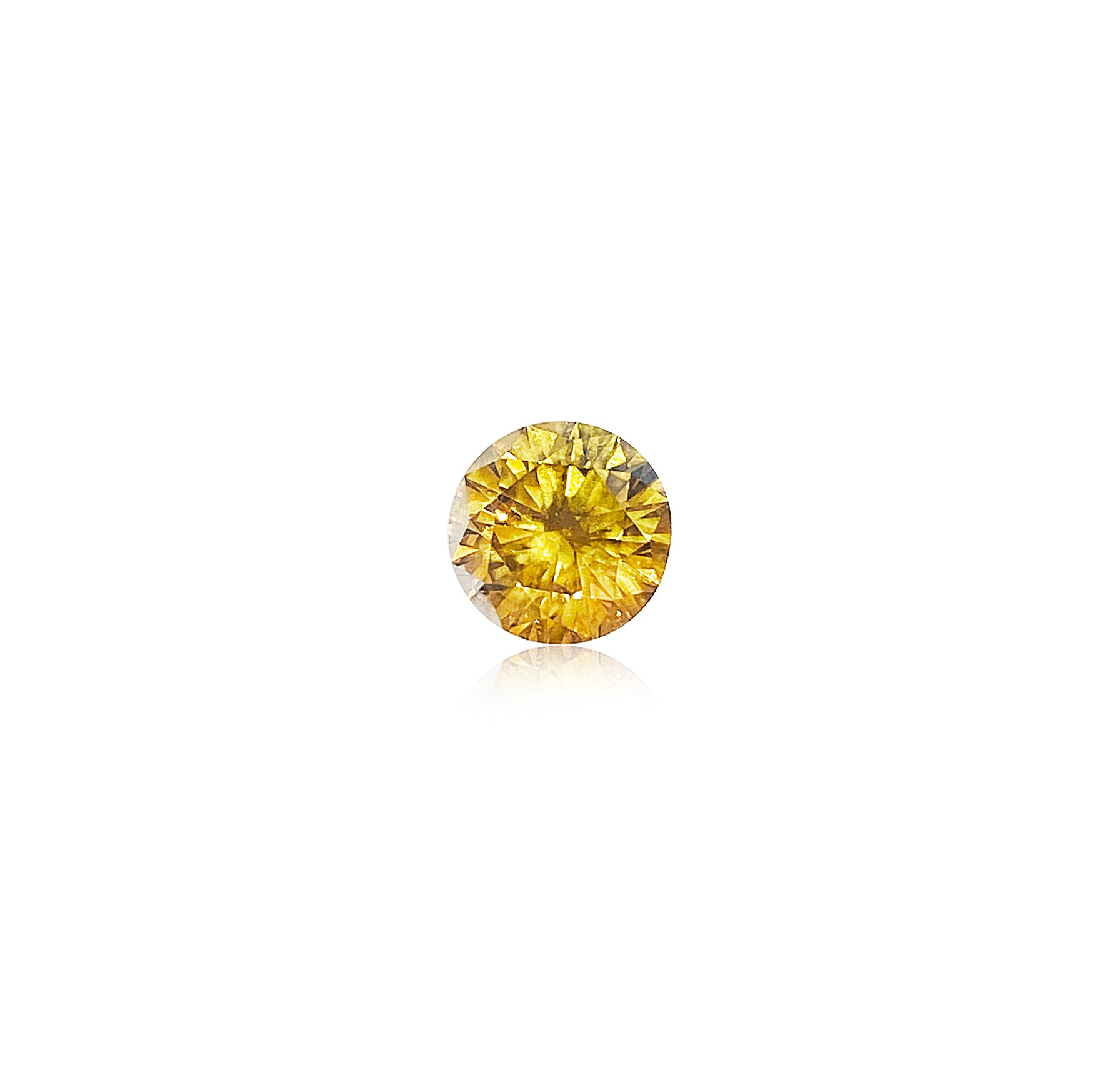 1.66 Yellow Round Diamond