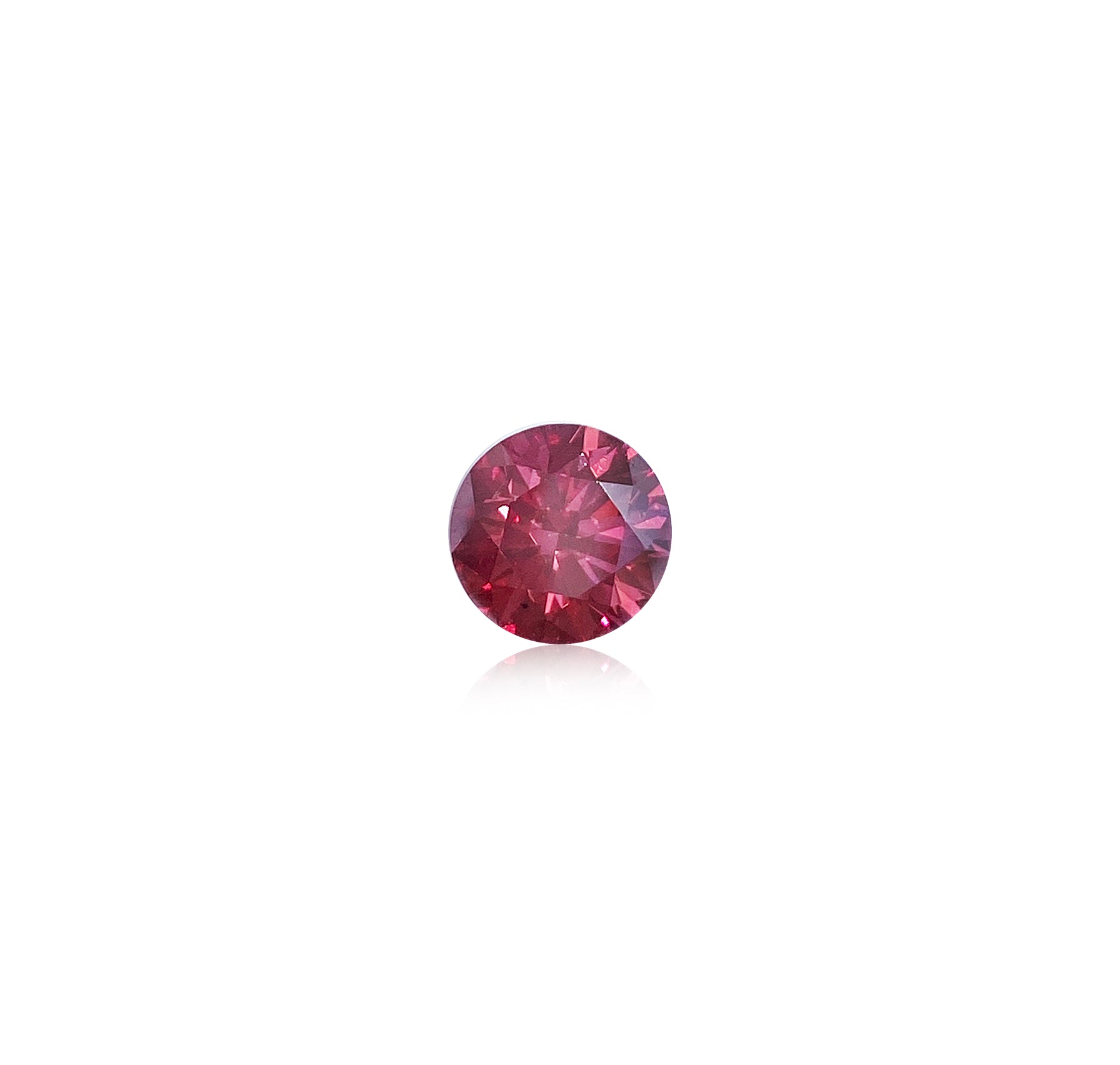 2.98 Purple-Red Round Diamond
