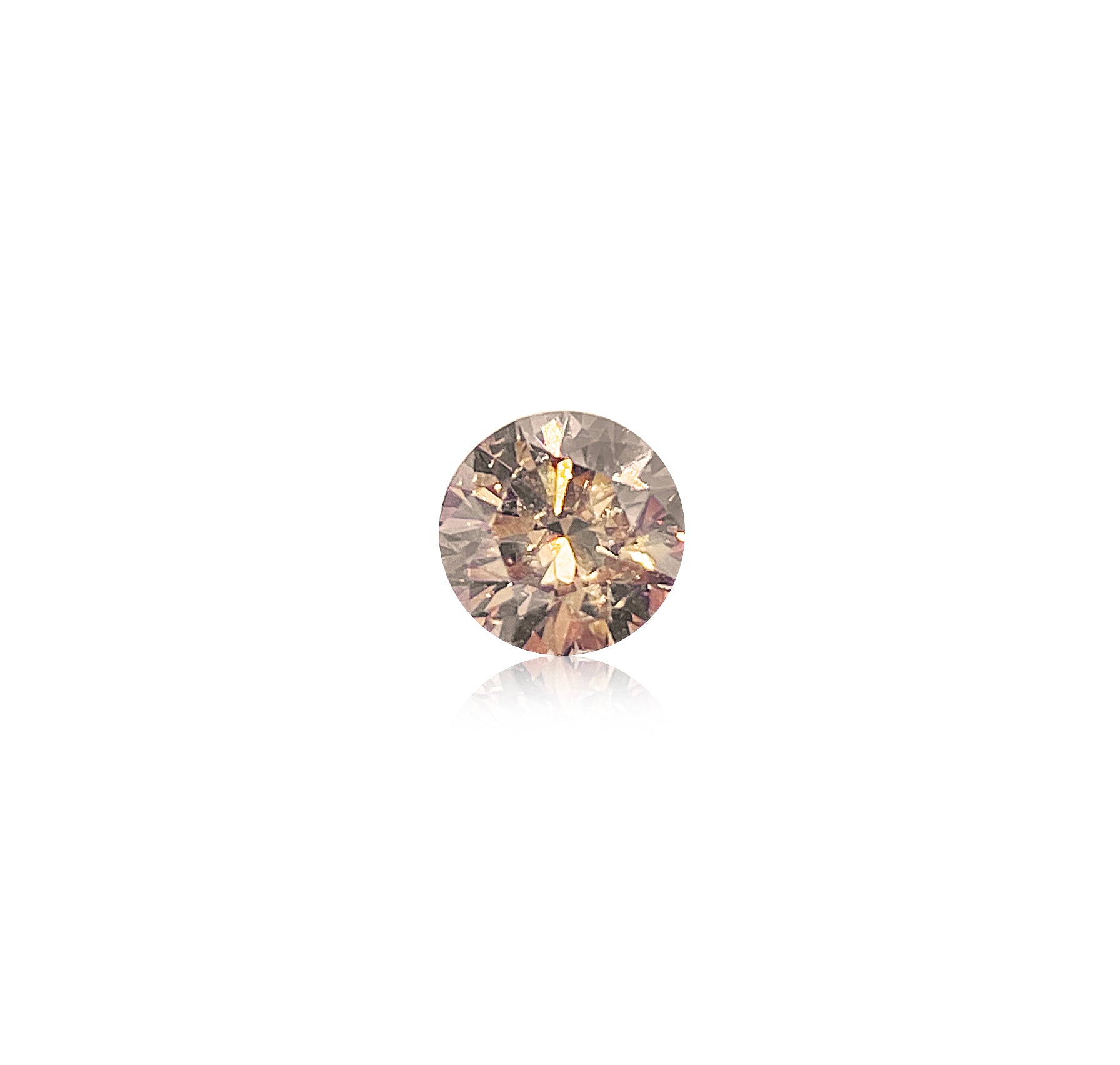 1.00 Brown Round Diamond (CLARITY ENHANCED)