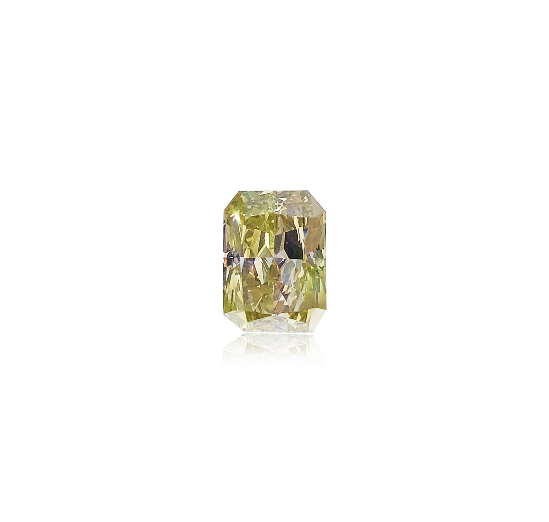 3.03 Fancy Yellow Radiant Diamond