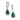 Tsavorite Garnet Drop Earrings