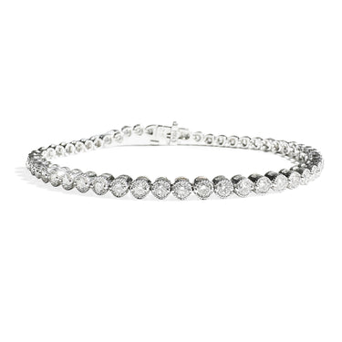 3.52 CTTW Diamond Tennis Bracelet