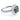 3.01 Carat Fancy Green Round Brilliant Diamond Ring