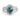 1.05 Carat Fancy Green Oval Diamond Halo Ring