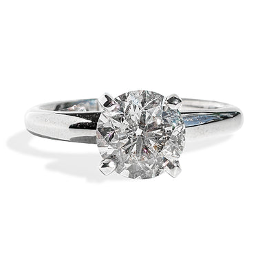 1.09 Carat Round Brilliant Solitaire Engagement Ring