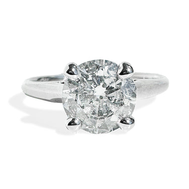 1.04 Carat Round Brilliant Solitaire Engagement Ring