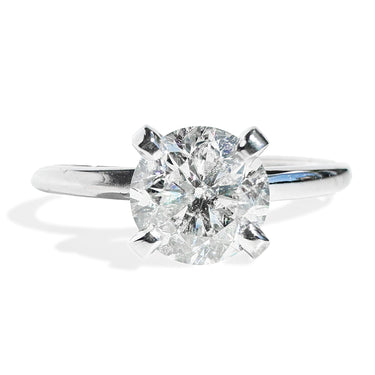 1.04 Carat Round Brilliant Solitaire Engagement Ring