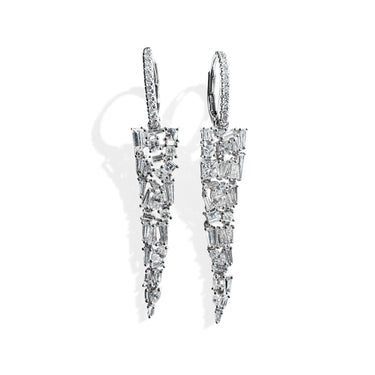 Mixed Diamond Shape Earrings