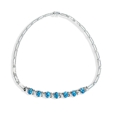 London Blue Topaz Necklace