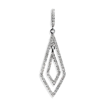 Diamond-Shape Drop Pendant