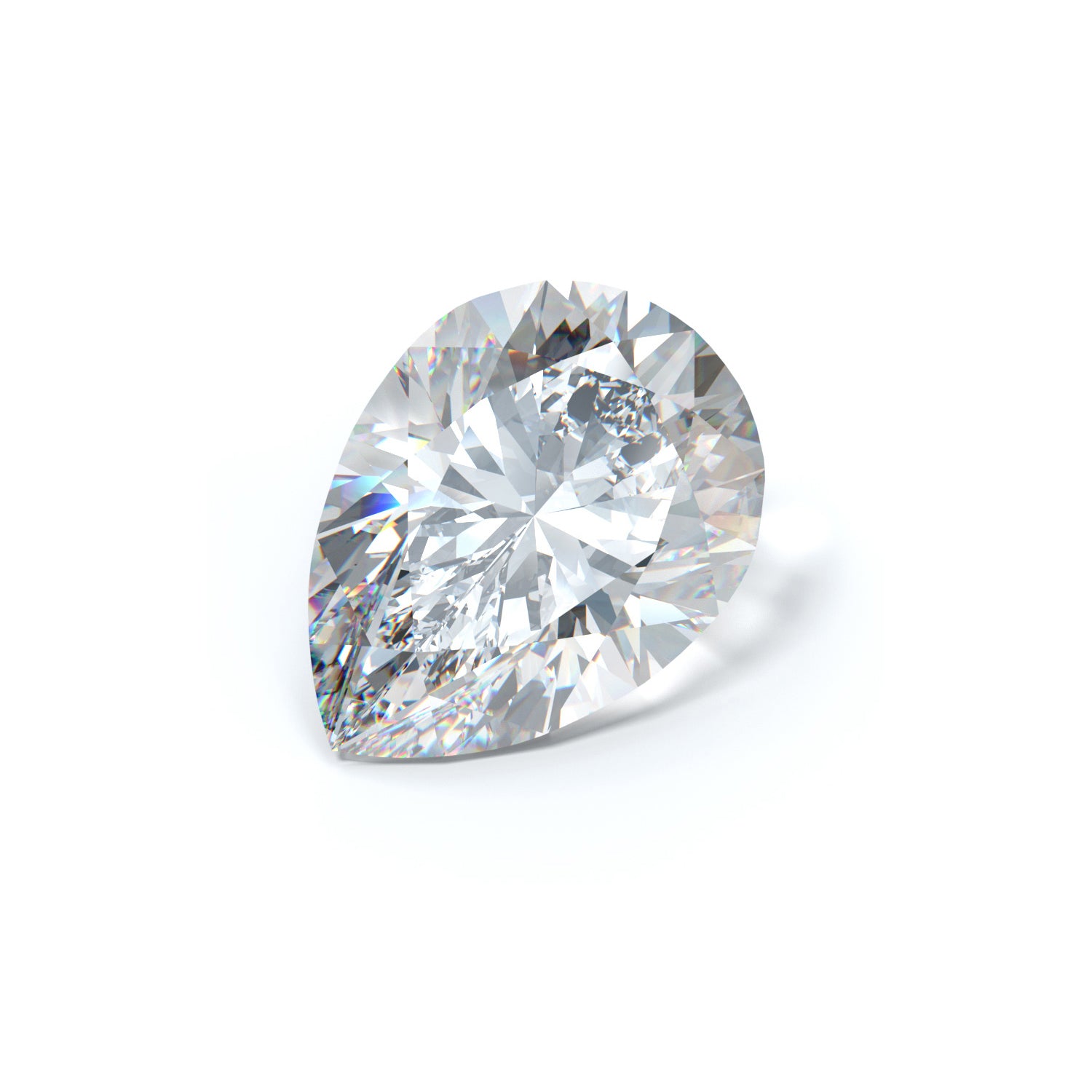 2.80 Pear Shape Diamond (CLARITY ENHANCED)