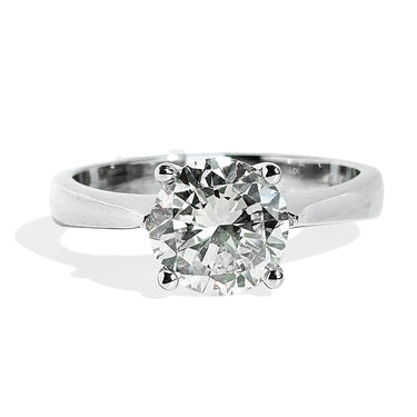 1.10 Carat Round Brilliant Solitaire Engagement Ring