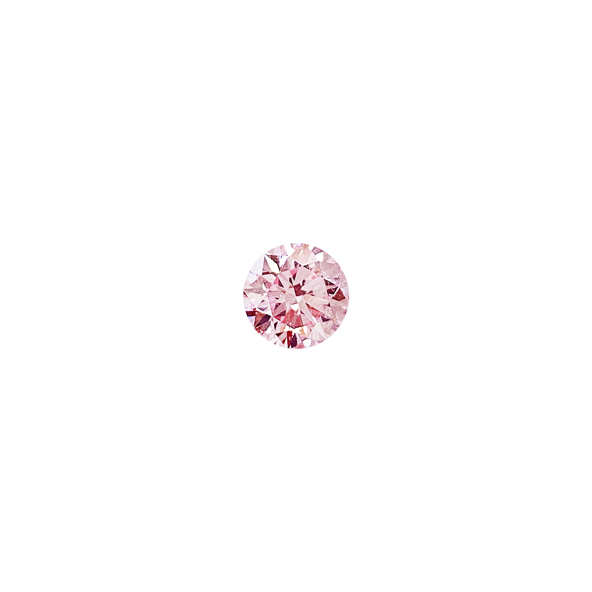 1.10 Round Fancy Intense Purplish Pink Diamond