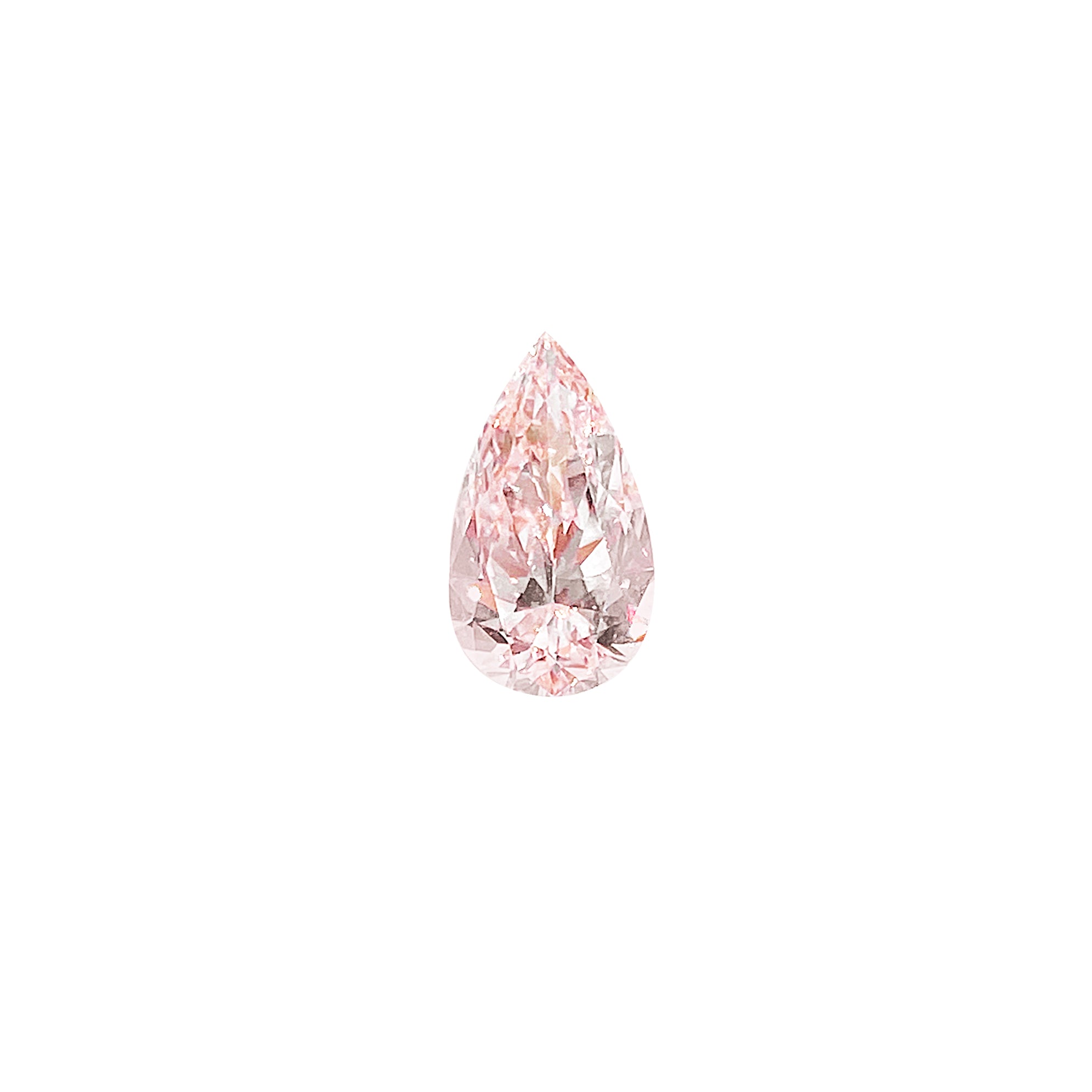 1.01 Pear Fancy Orange Pink Diamond