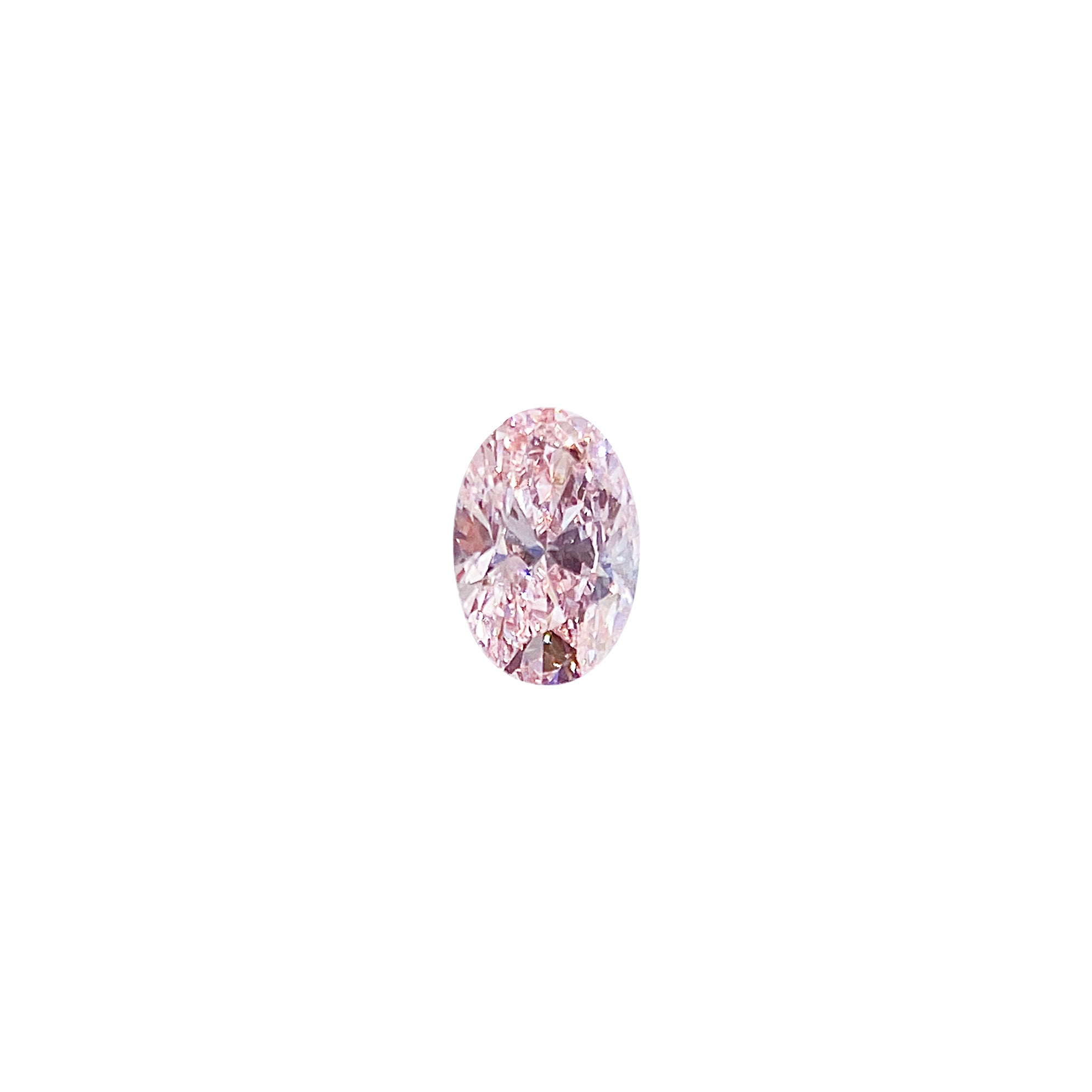 1.07 Oval Fancy Intense Purplish Pink Diamond