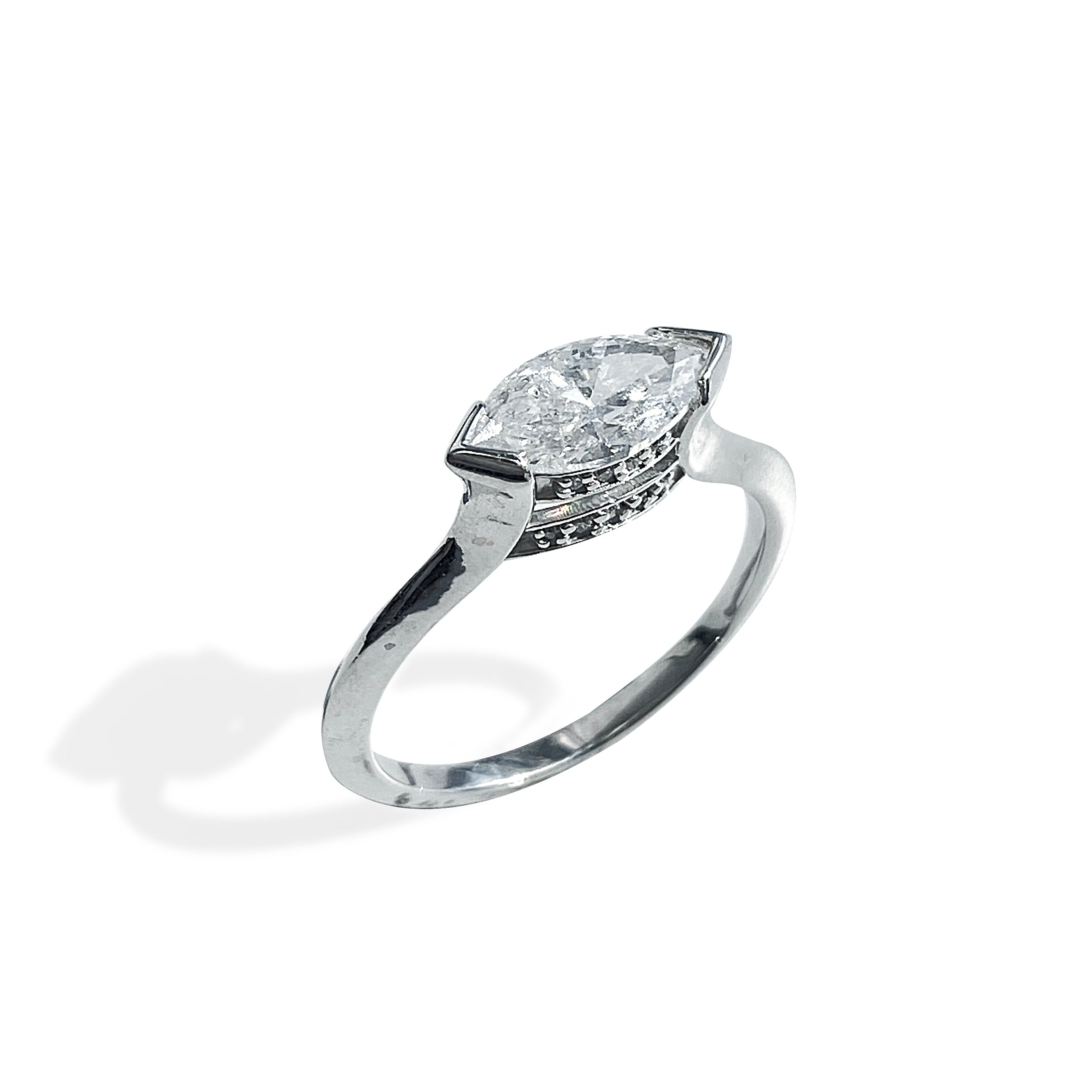 Marquise East-West Ring